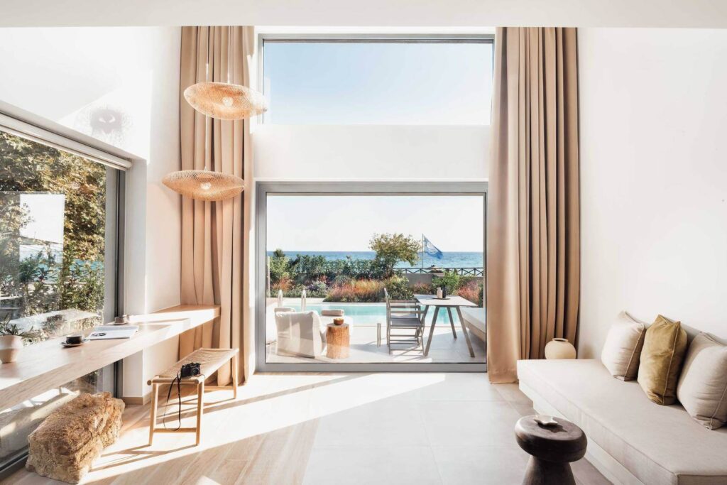 Cavo delea, Possidi -  Χαλκιδική, απεικονιστική και περιγραφική ανάδειξη όλων των χώρων του καταλύματος 